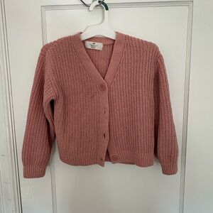H&M Dusty Rose Knit Cardigan